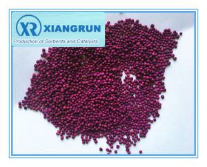 Permanganaadi immutatud aktiveeritud alumiiniumoksiidi adsorbentained